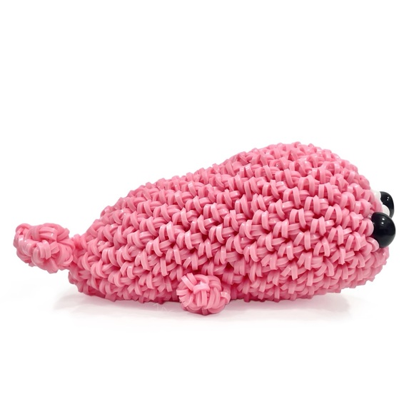 Loomigurumi Kawaii Pink Seal Handmade With Love - Picture 4 of 9